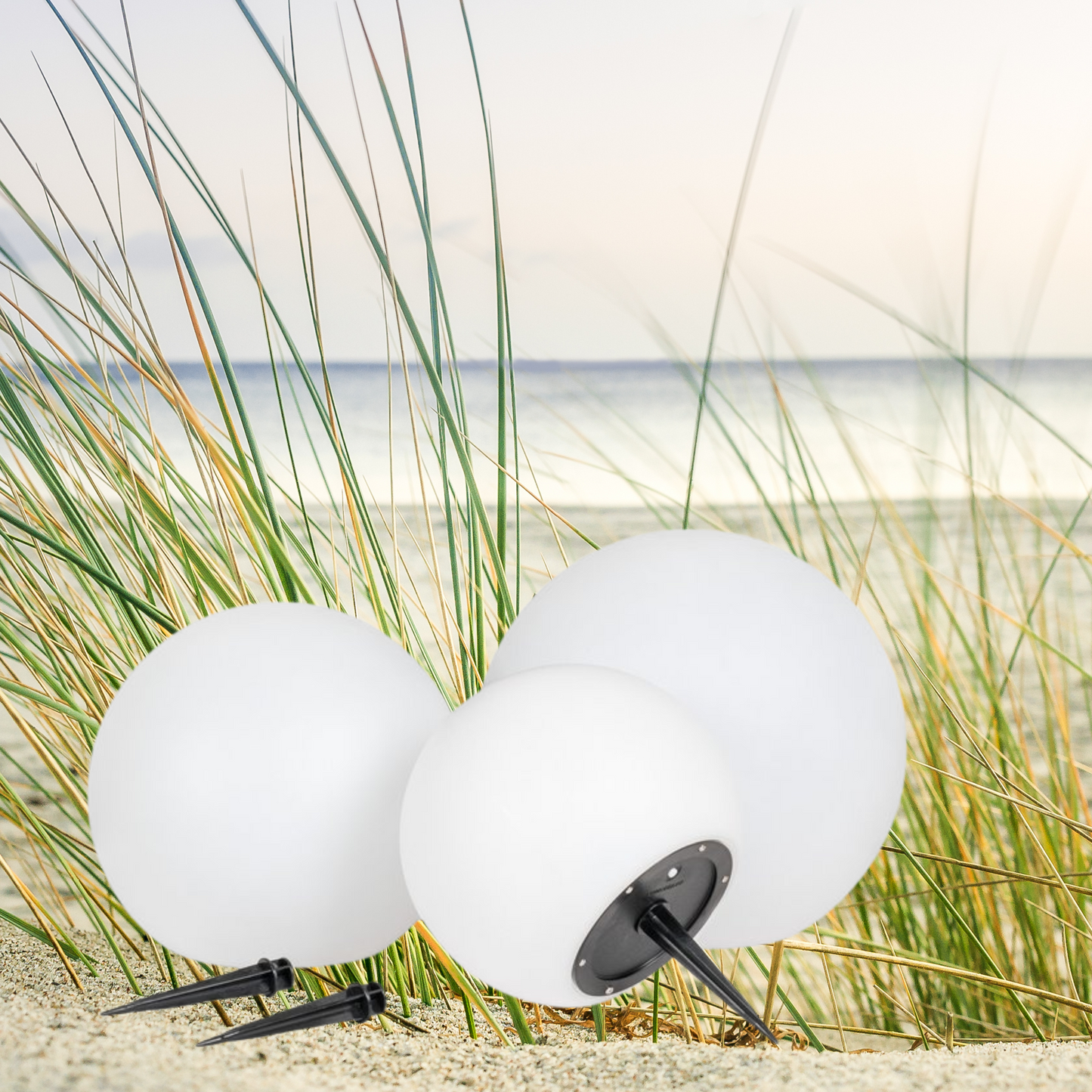Outdoor solar lamp rond 20 cm
