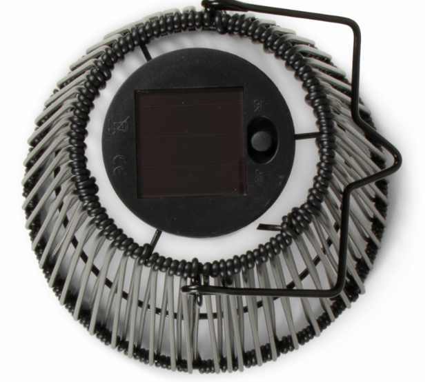 Solar lamp zwart