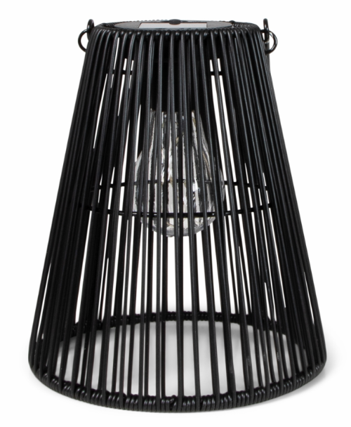Solar lamp zwart